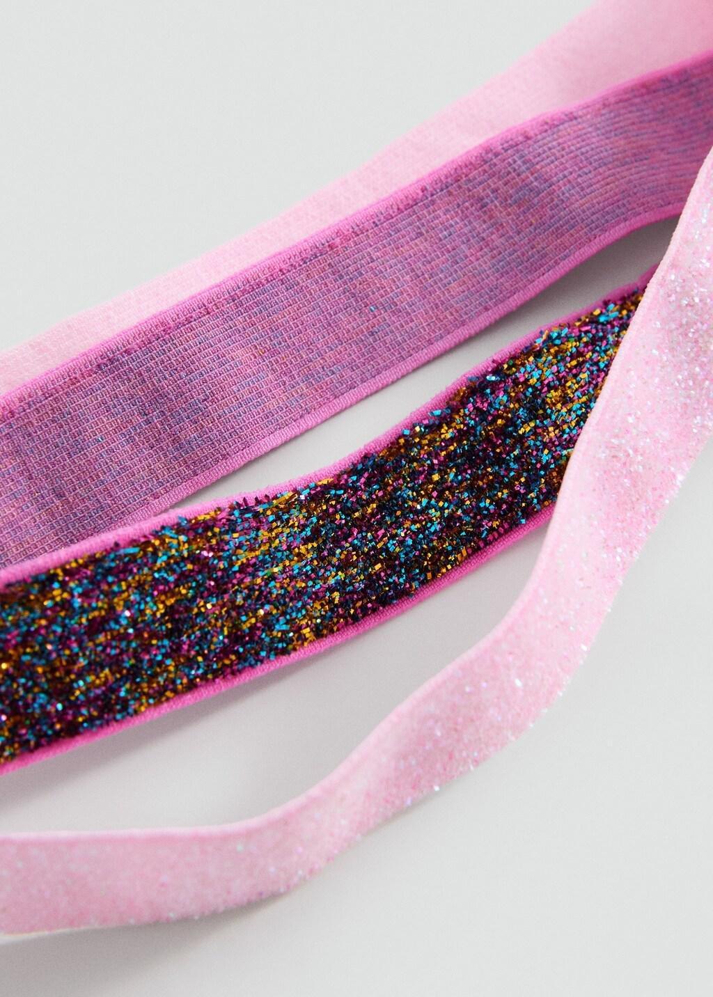 MEDIUM RED Headband 2 pack, Kids Girl, Medium Red, medium