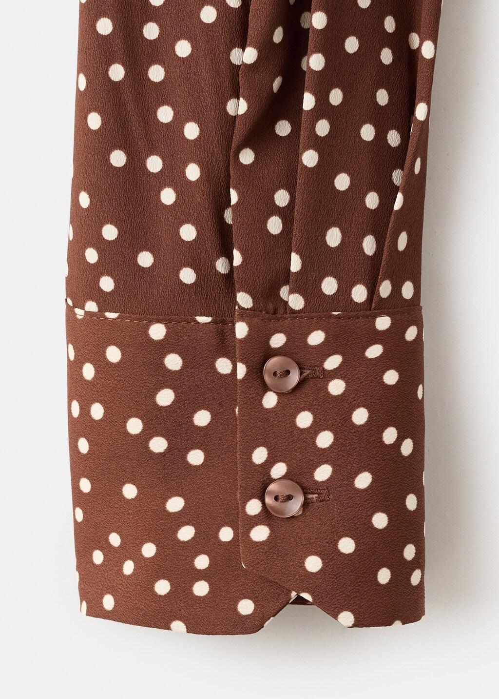 Brown Printed Straight Shirt, Medium Brown, large image number 5
