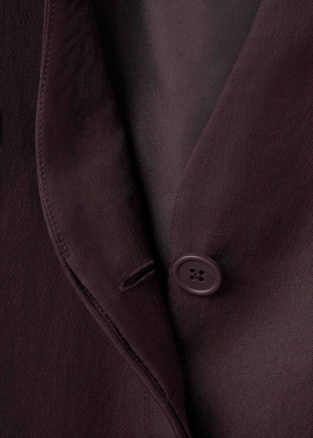 Red Lyocell Dress With Belt, Dark Red, large image number 5