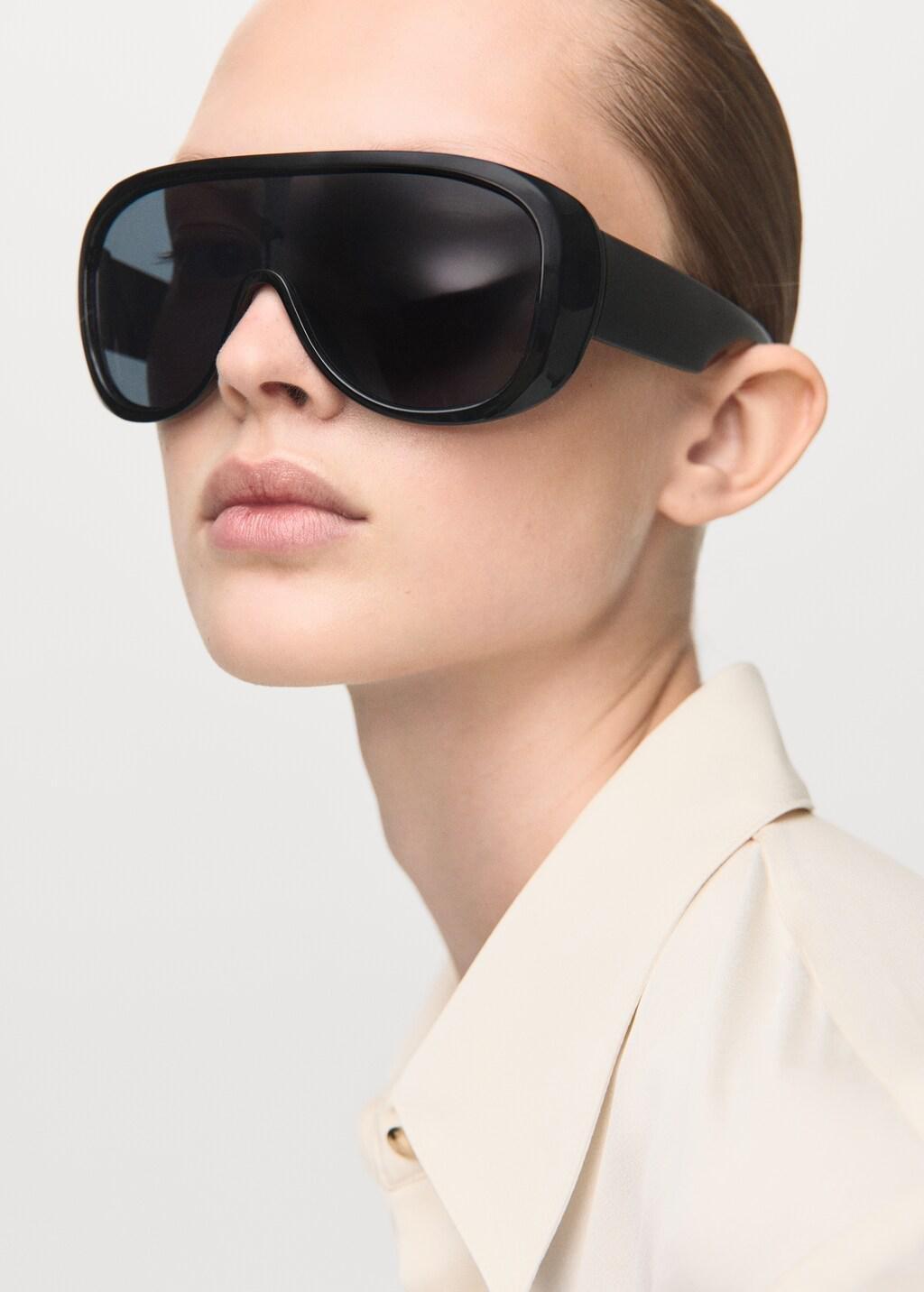 Beige Satin Finish Flowy Shirt, 0201_05, large image number 4