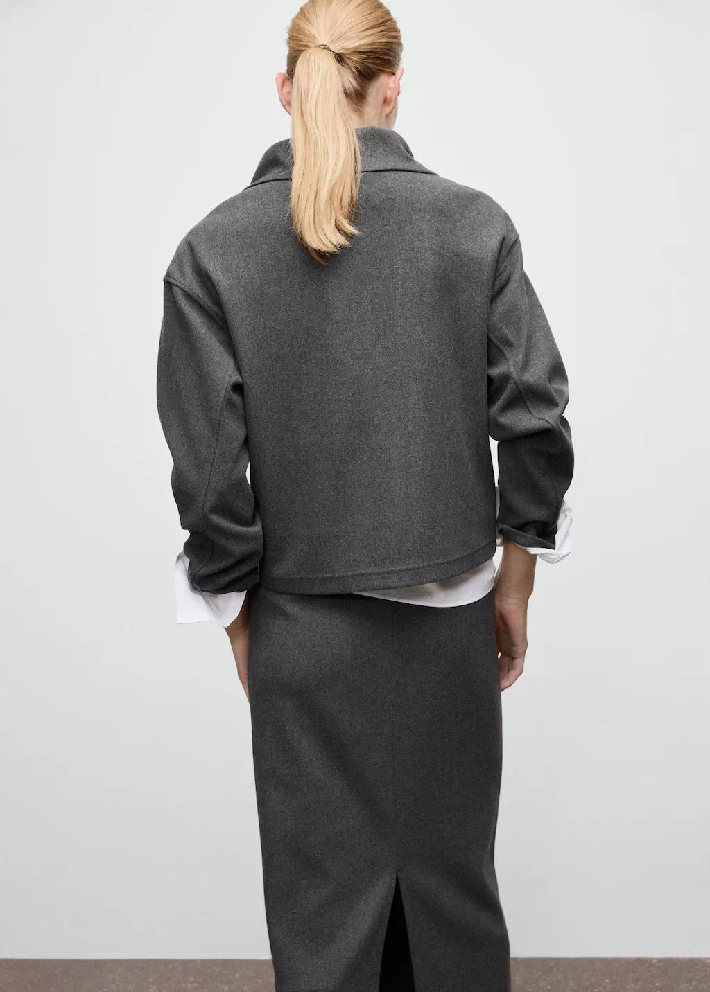 Grey Zip Turtleneck Sweatshirt, 0201_96, large image number 5