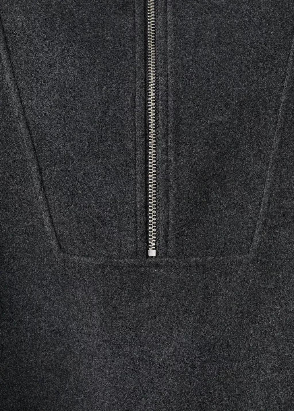 Grey Zip Turtleneck Sweatshirt, 0201_96, large image number 11