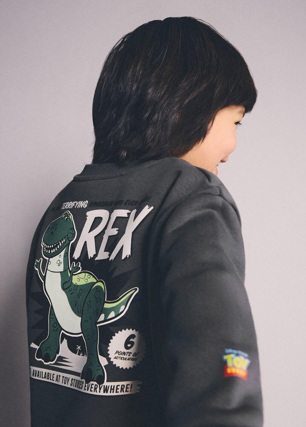 Grey Toy Story Sweatshirt, Kids Unisex, Charcoal, large image number 1