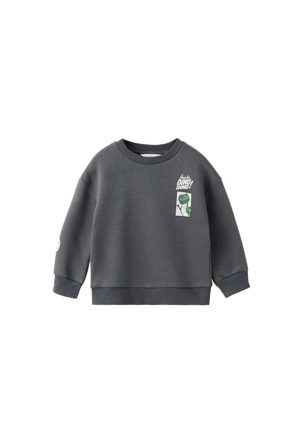 Grey Toy Story Sweatshirt, Kids Unisex, Charcoal, large image number 6