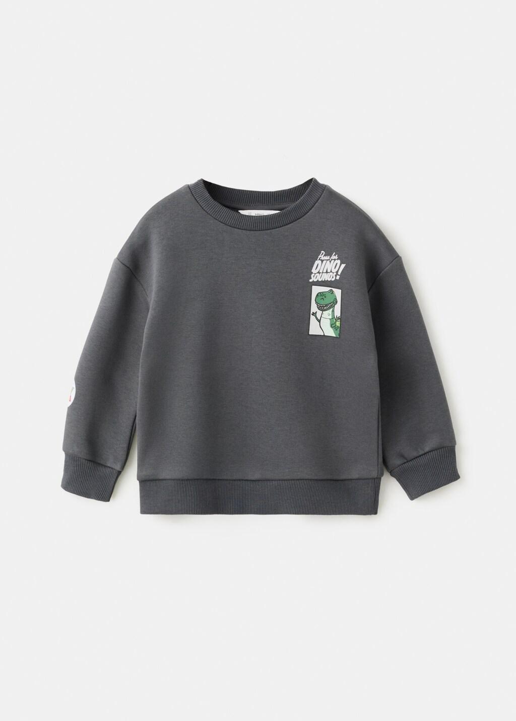 Grey Toy Story Sweatshirt, Kids Unisex, Charcoal, large image number 7