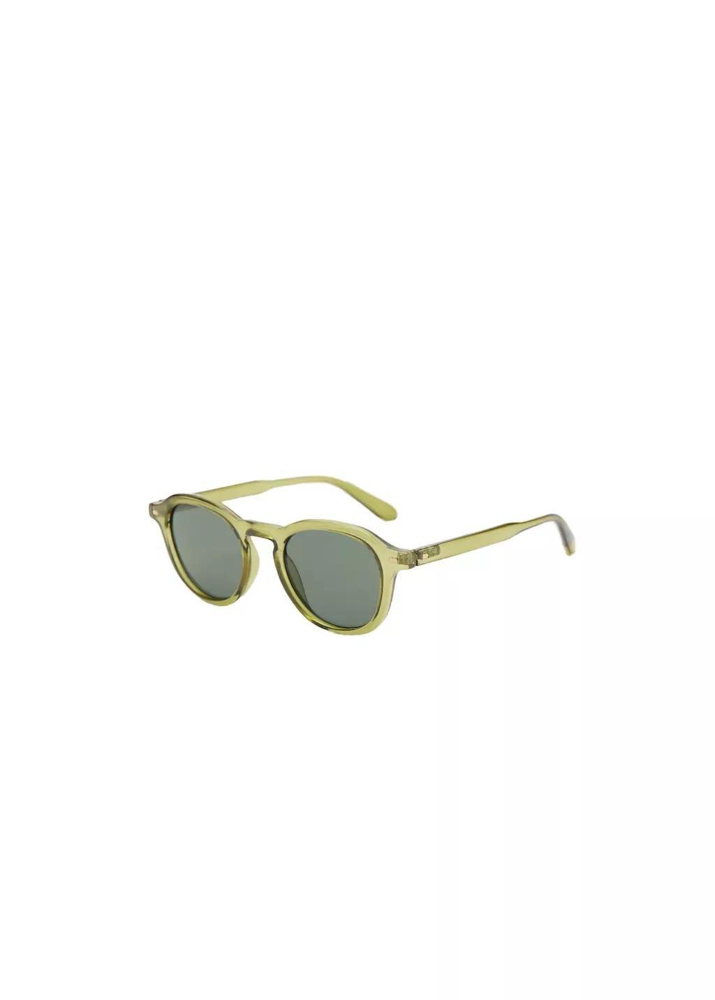 BEIGE - KHAKI Semi-transparent frame sunglasses, Beige - Khaki, large image number 2