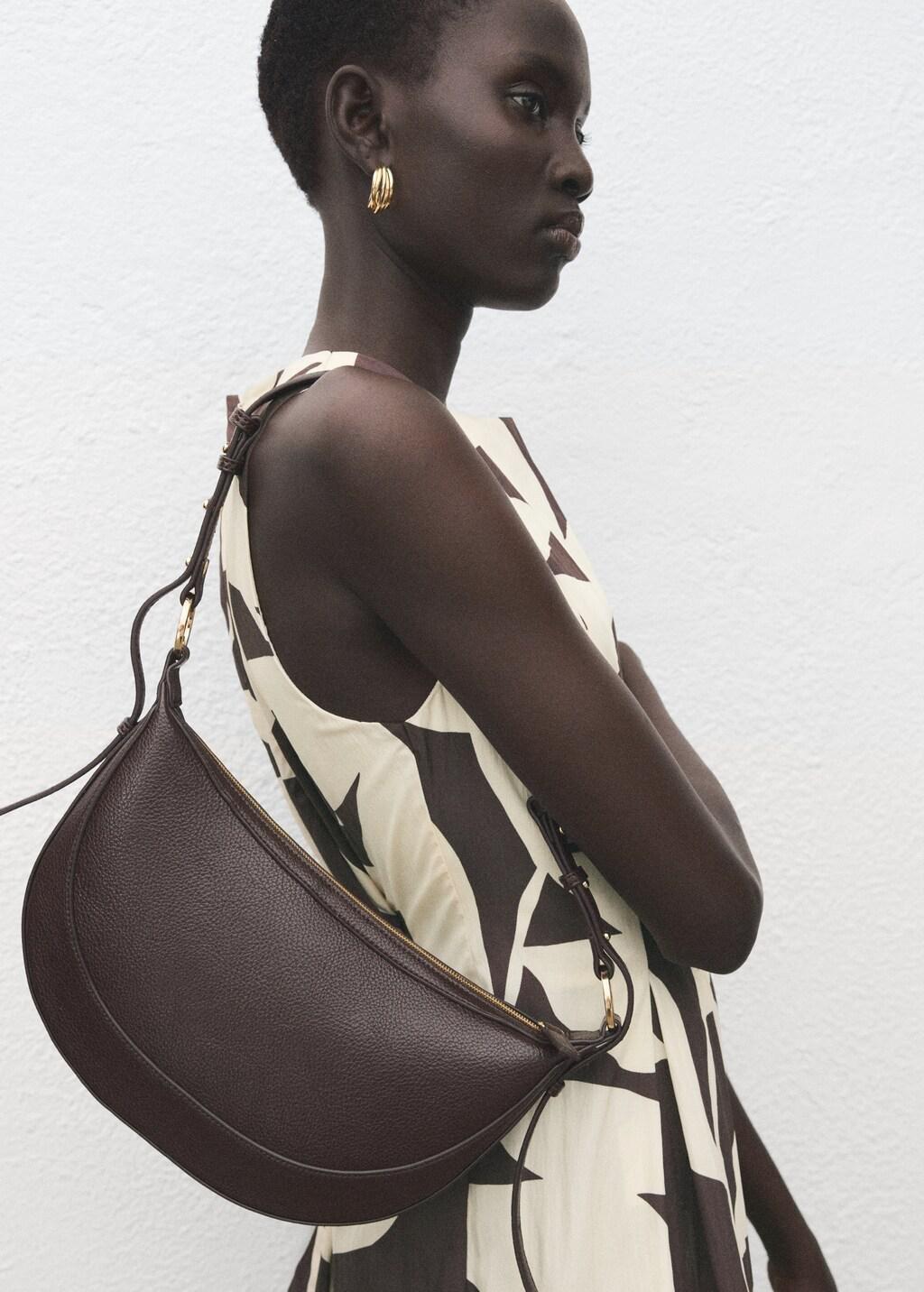 Beige Floral-Print Flared Dress, 0201_08, large image number 4