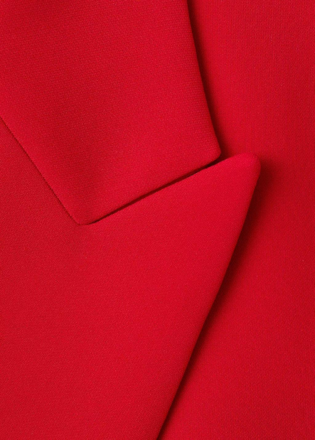 Red Suit Jacket With Scarf, Red, large image number 1