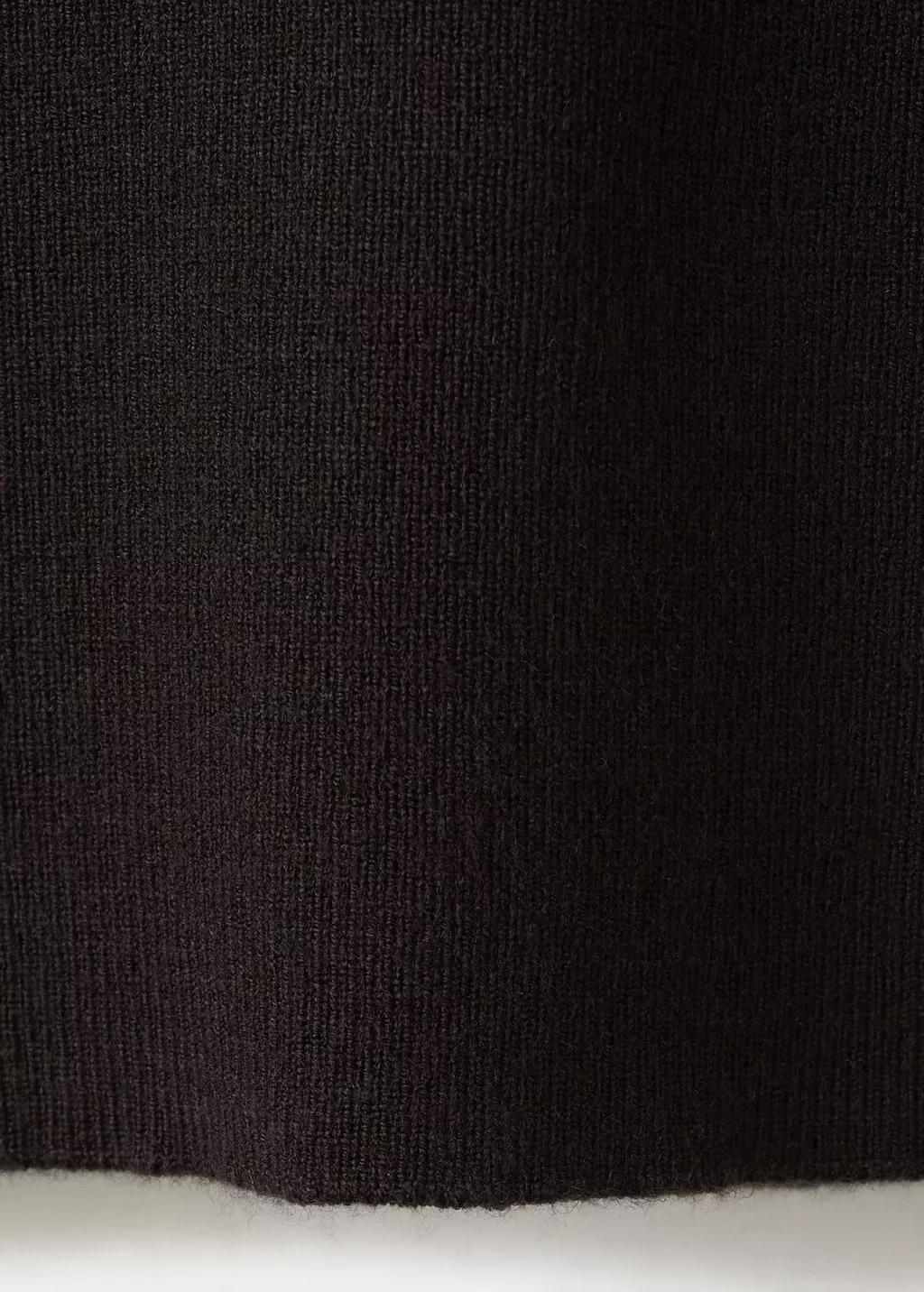 Brown Combined Shirt-Collar Sweater, 0201_32, large image number 5