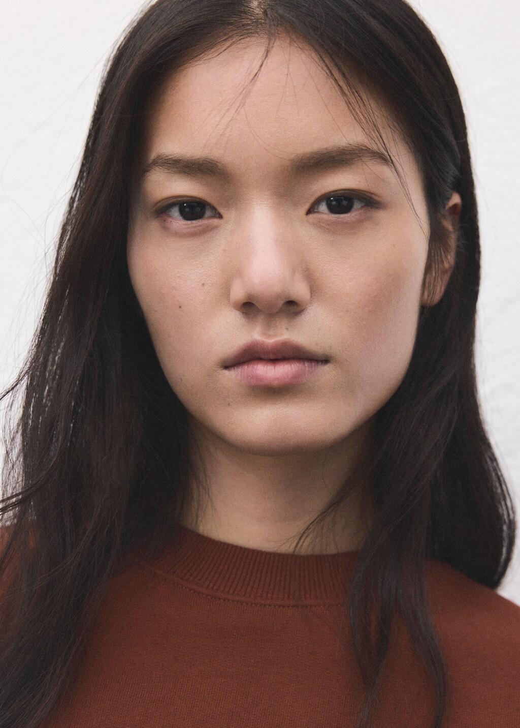 Brown Plain Cotton Sweatshirt, Rust - Copper, large image number 4