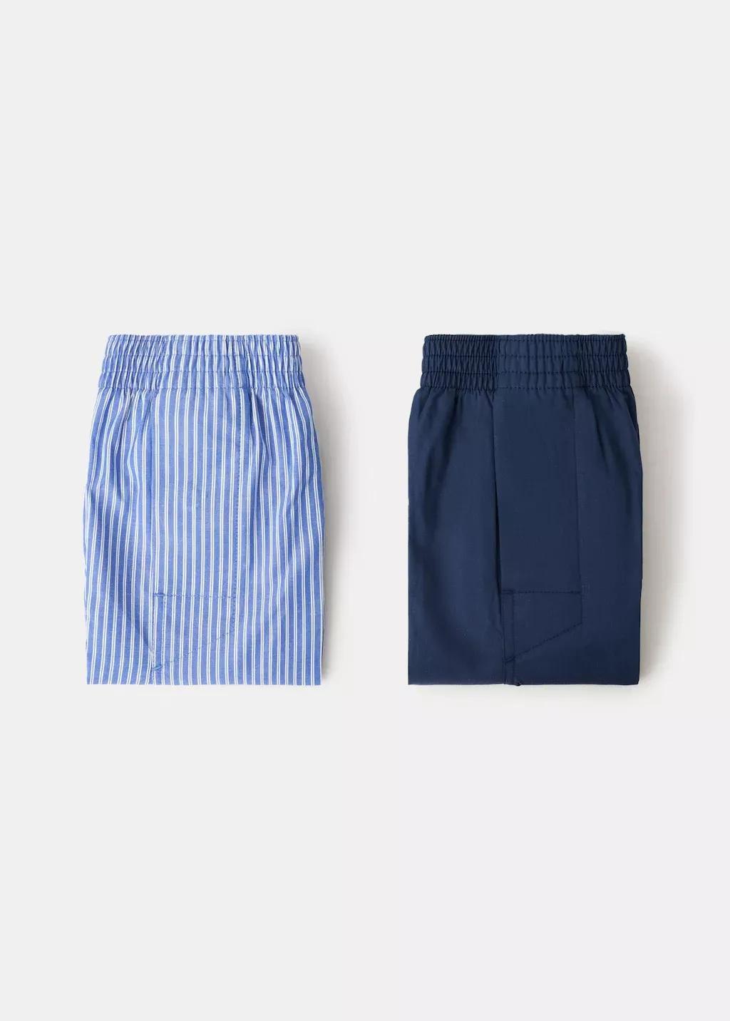 Navy Mixed Boxer 2 Pack, Navy, large image number 3