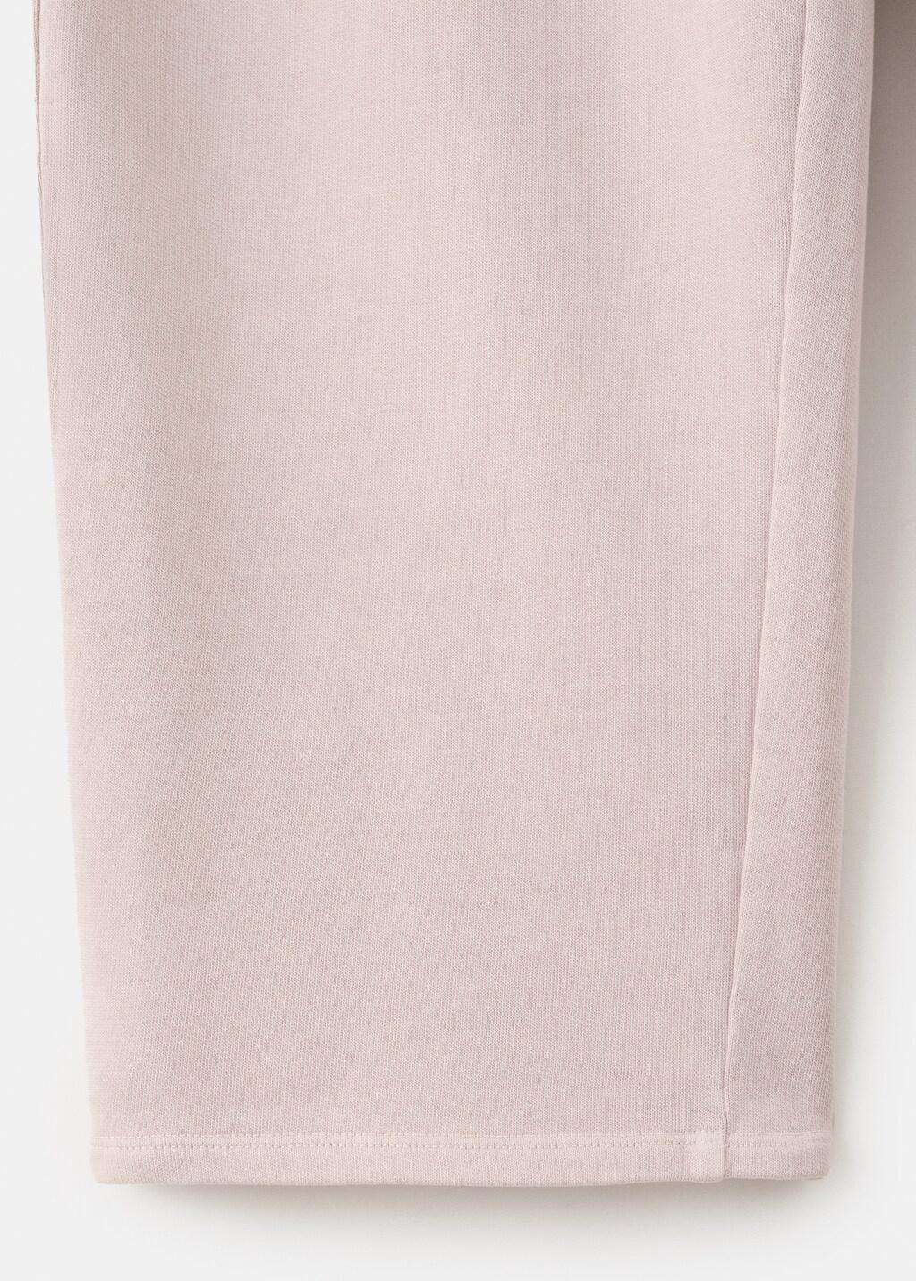 Pink Elastic Waist Trousers, Kids Girl, Pink, large image number 1