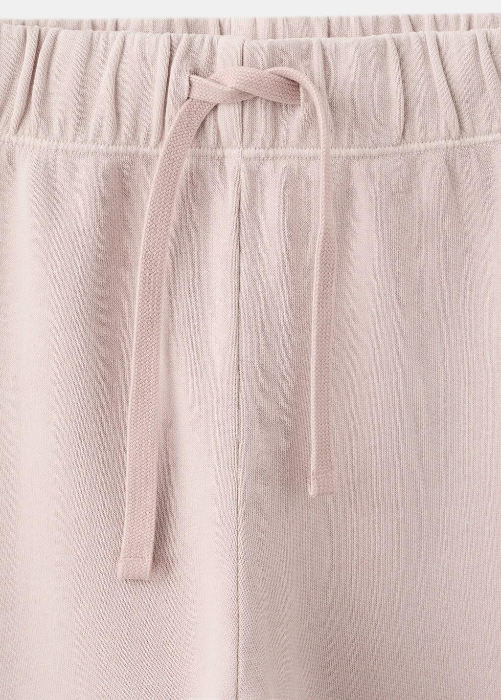 Pink Elastic Waist Trousers, Kids Girl, Pink, large image number 4