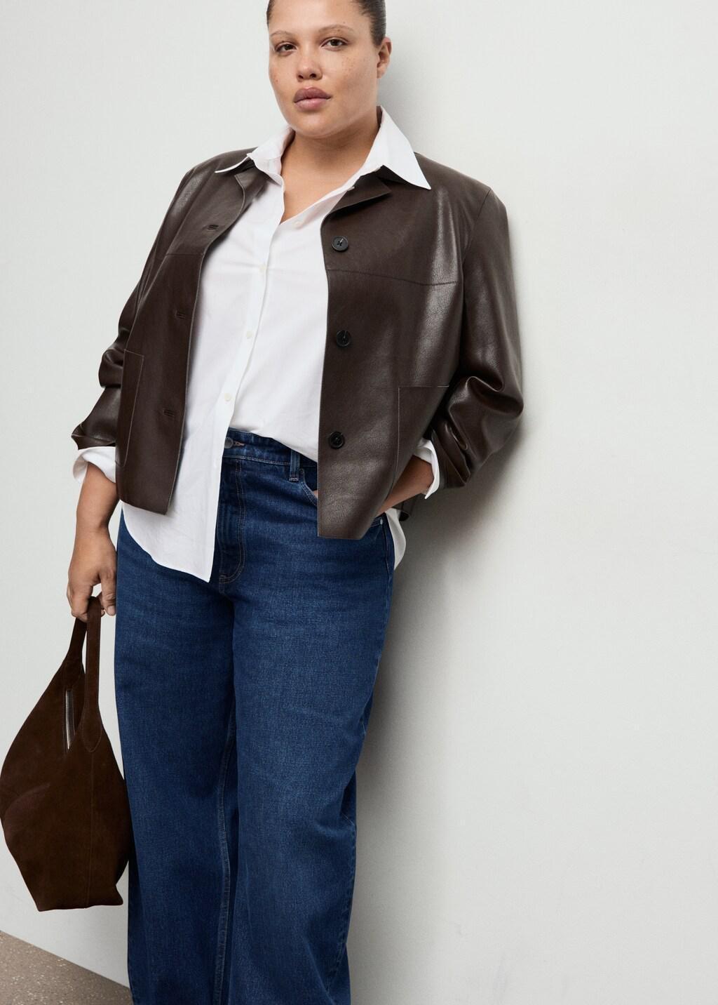 Blue Balloon Jeans With Rolled-Up Hem, Open Blue, large image number 5
