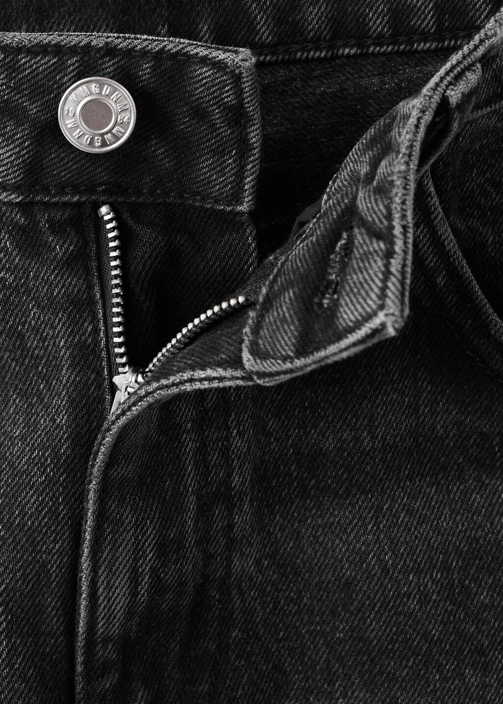 Open Grey Straight Low-Waist Jeans, 0201_TN, large image number 1