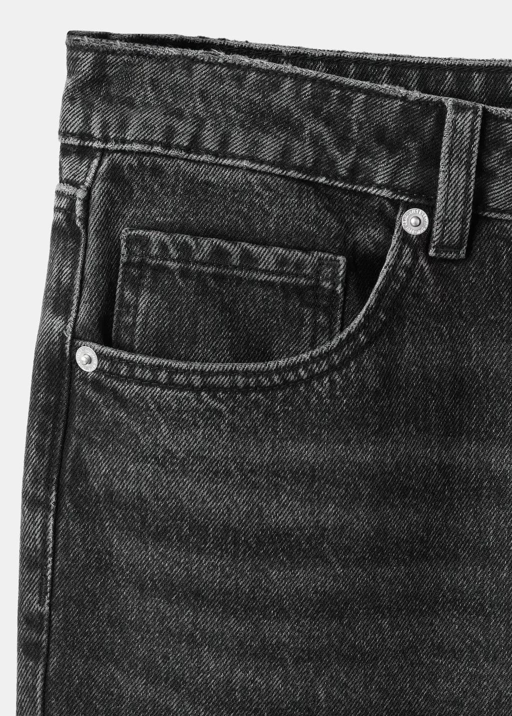 Open Grey Straight Low-Waist Jeans, 0201_TN, large image number 5
