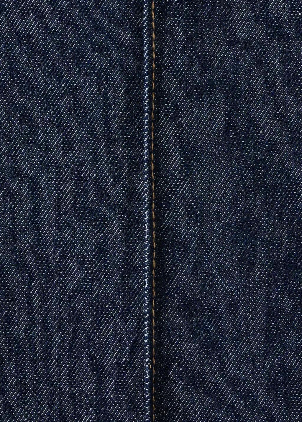 Blue High-Waisted Wide Leg Jeans With Stitching, Open Blue, large image number 5