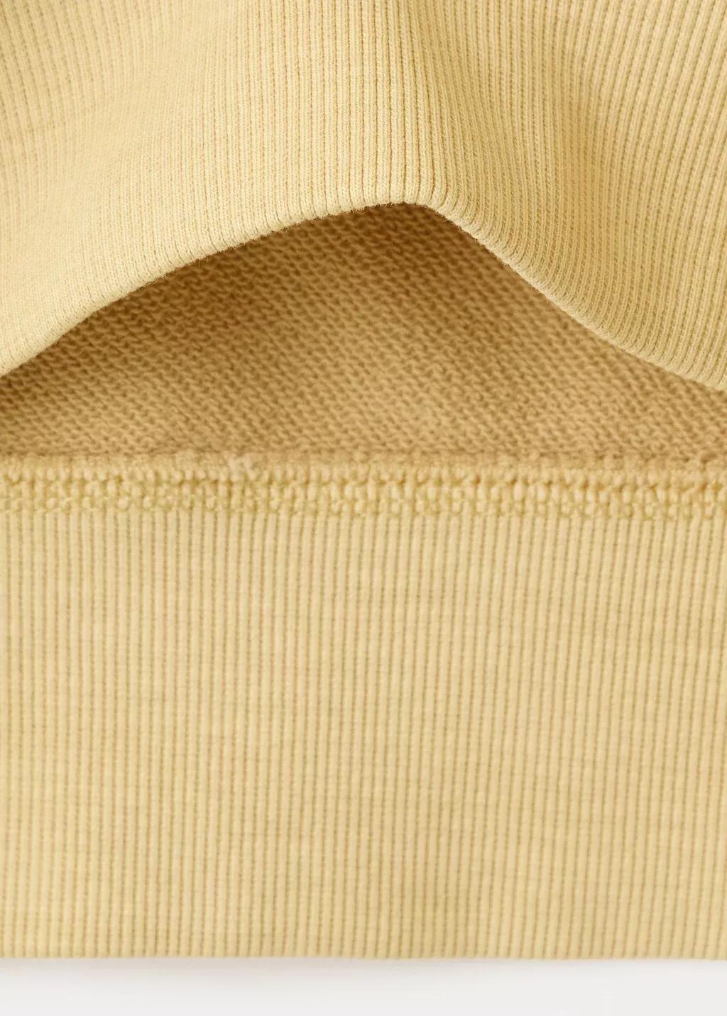 Green Printed Cotton Sweatshirt, Kids Girls, Dark Green, large image number 2