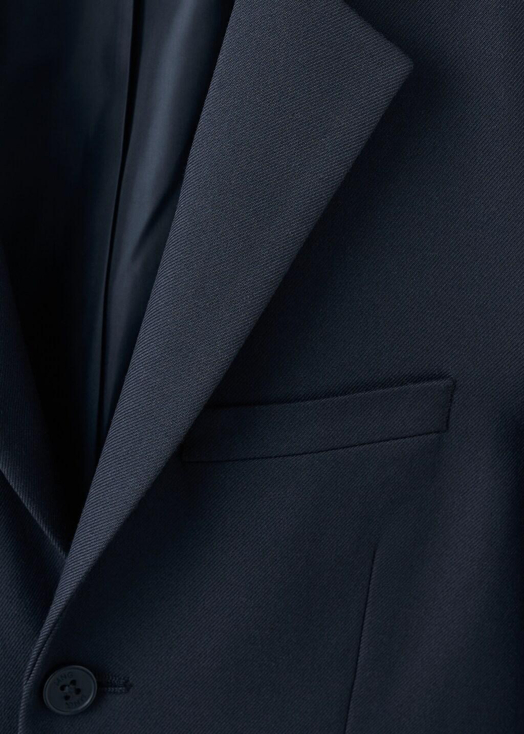 Navy Classic Suit Jacket, Kids Boys, Navy, large image number 0