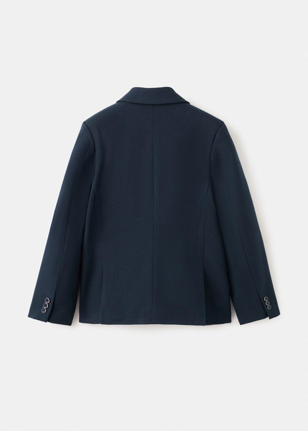 Navy Classic Suit Jacket, Kids Boys, Navy, large image number 1