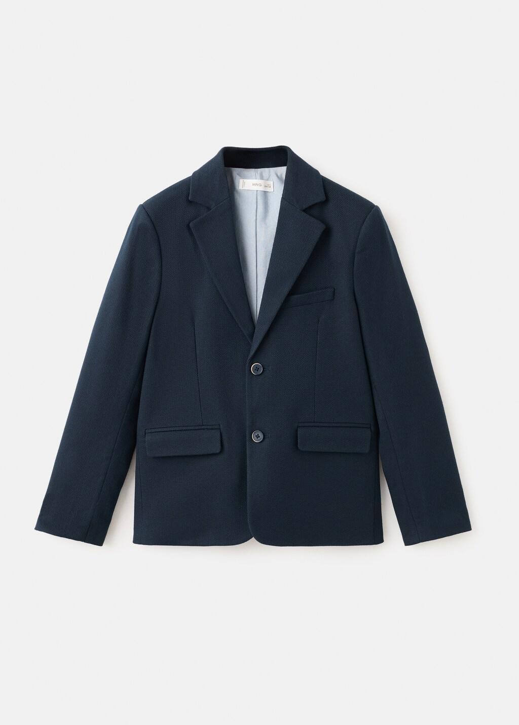 Navy Classic Suit Jacket, Kids Boys, Navy, large image number 5