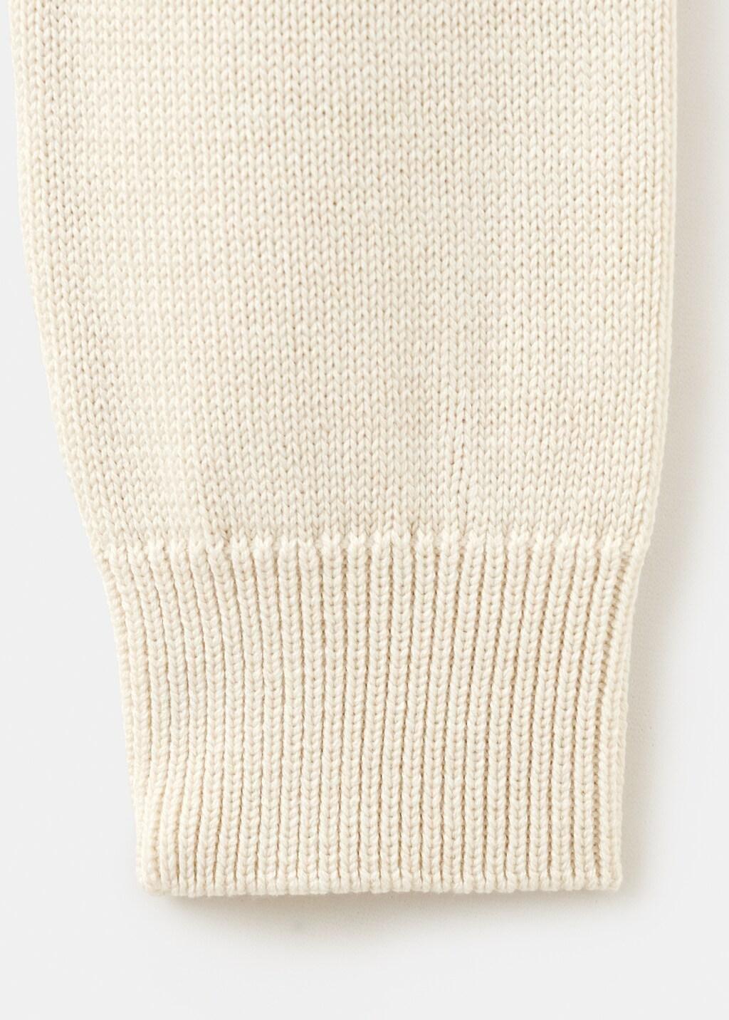 LIGHT BEIGE Knitted cardigan with ties, 0201_05, large image number 5