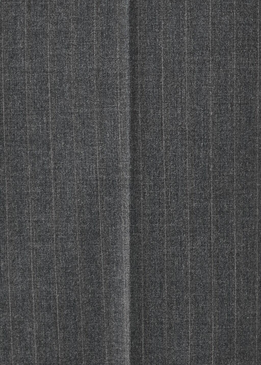 Grey Cropped Slim Fit Trousers, Grey, large image number 5