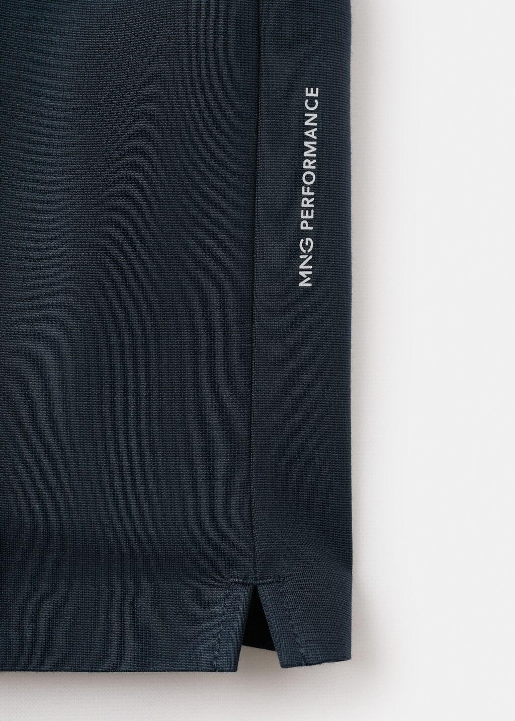 Navy Comfort Stretch Coolmax Polo, Navy, large image number 5