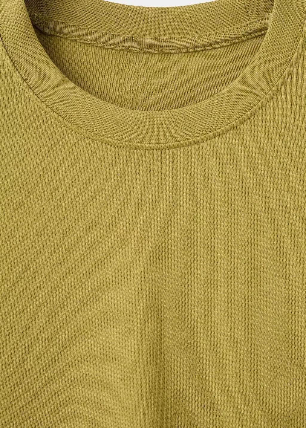 Green Heavy Weight Relaxed Fit T-Shirt, Dark Green, large image number 1