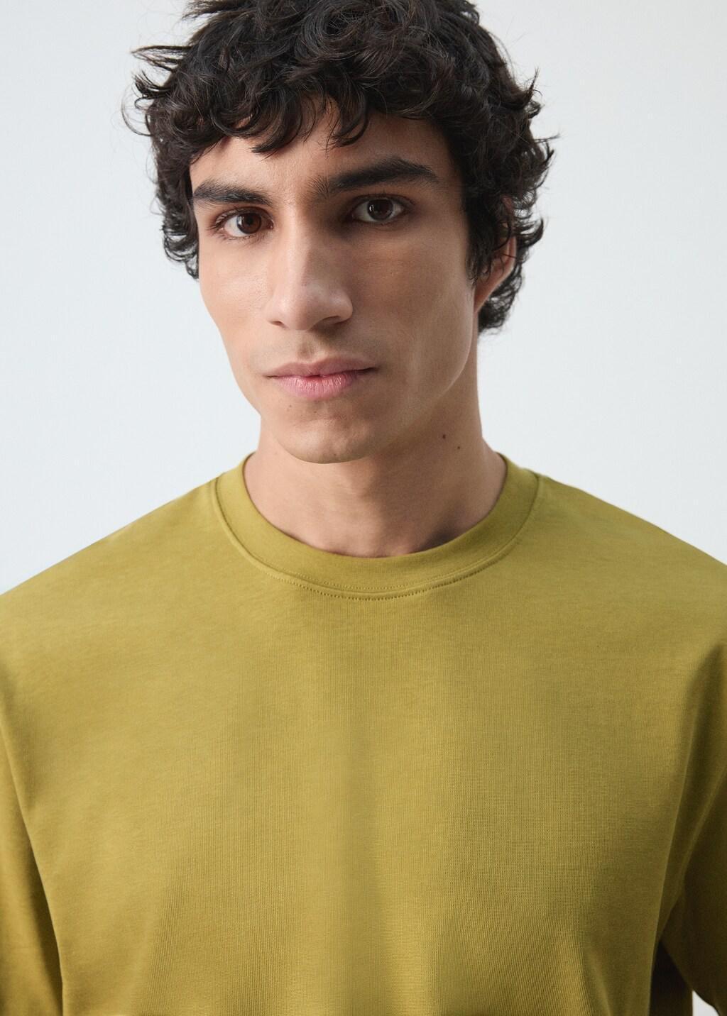 Green Heavy Weight Relaxed Fit T-Shirt, Dark Green, large image number 4