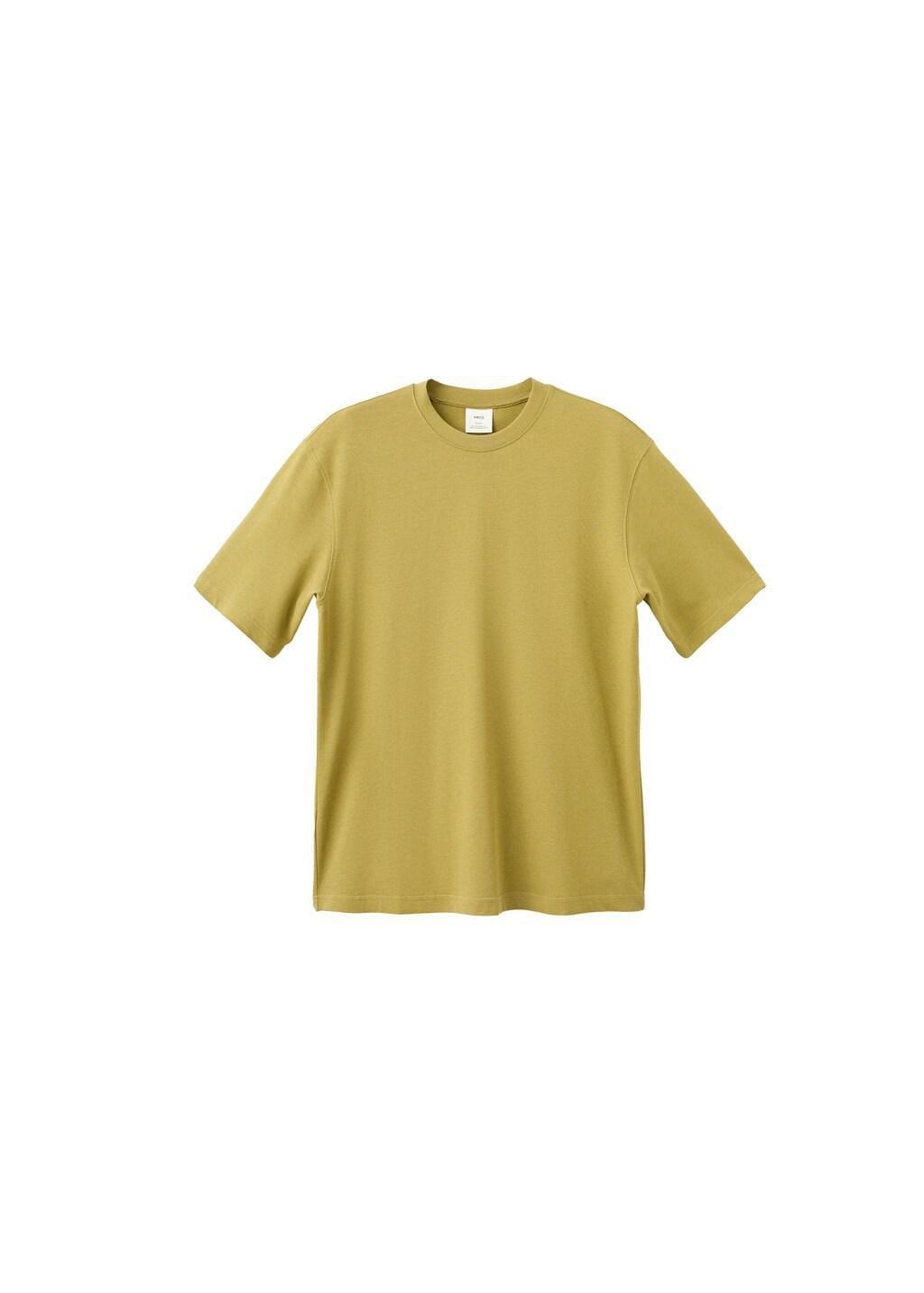 Green Heavy Weight Relaxed Fit T-Shirt, Dark Green, large image number 6