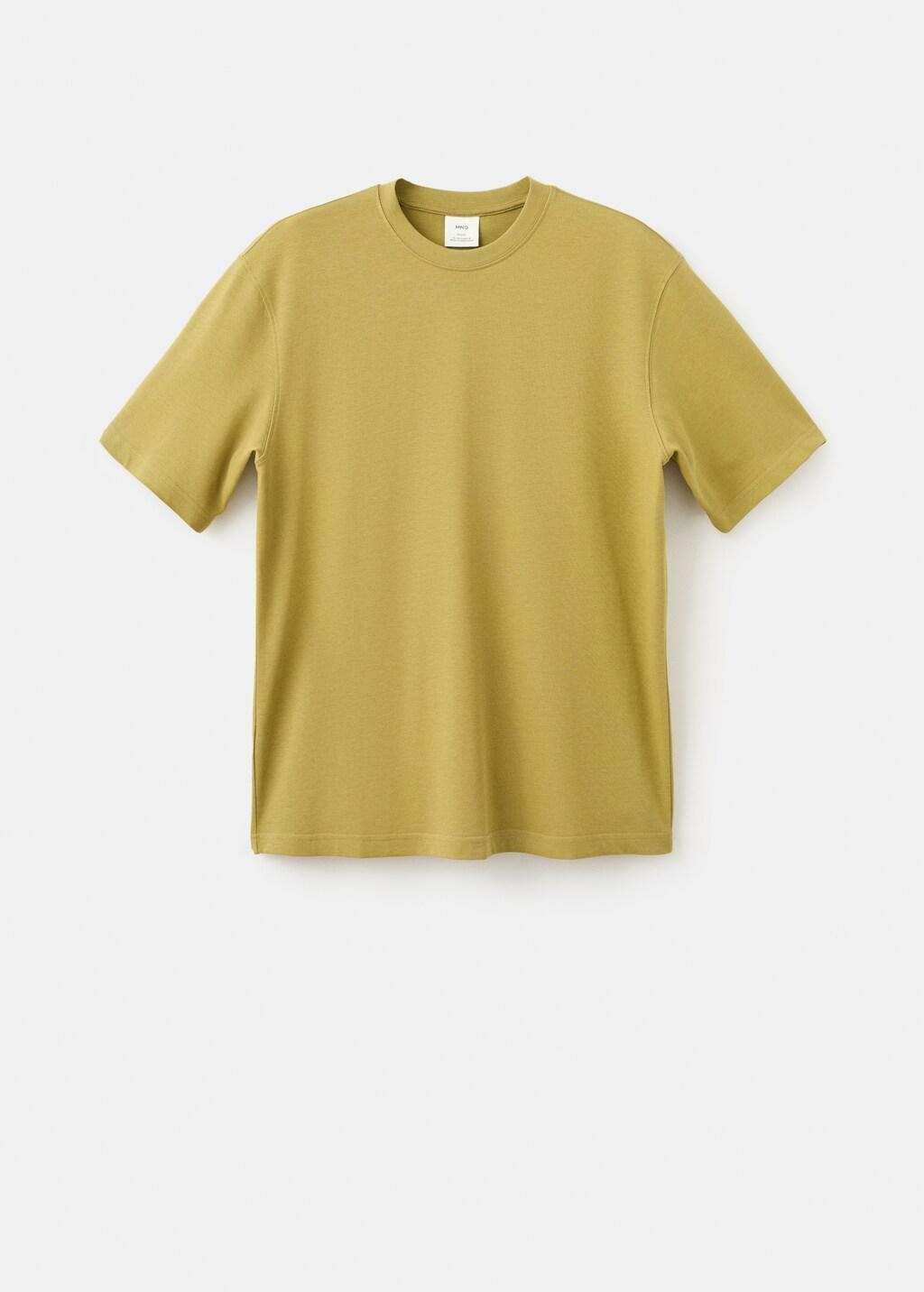 Green Heavy Weight Relaxed Fit T-Shirt, Dark Green, large image number 7