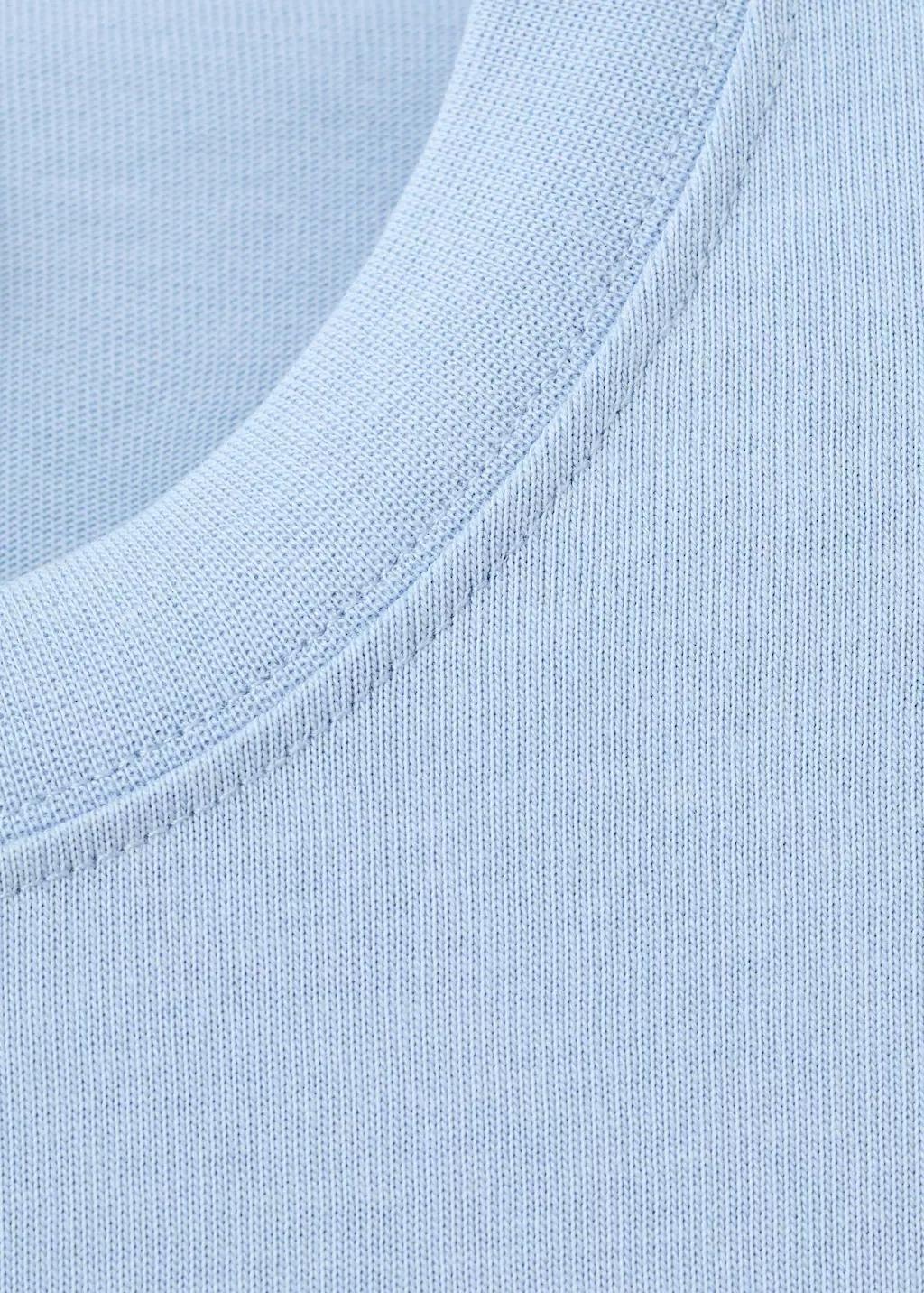 Blue Heavy Weight Relaxed Fit T-Shirt, 0201_50, medium