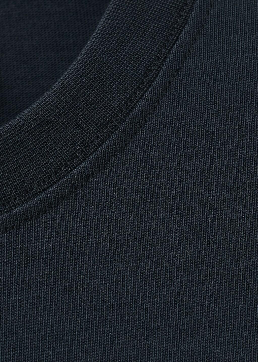 Navy Heavy Weight Relaxed Fit T-Shirt, Navy, large image number 1