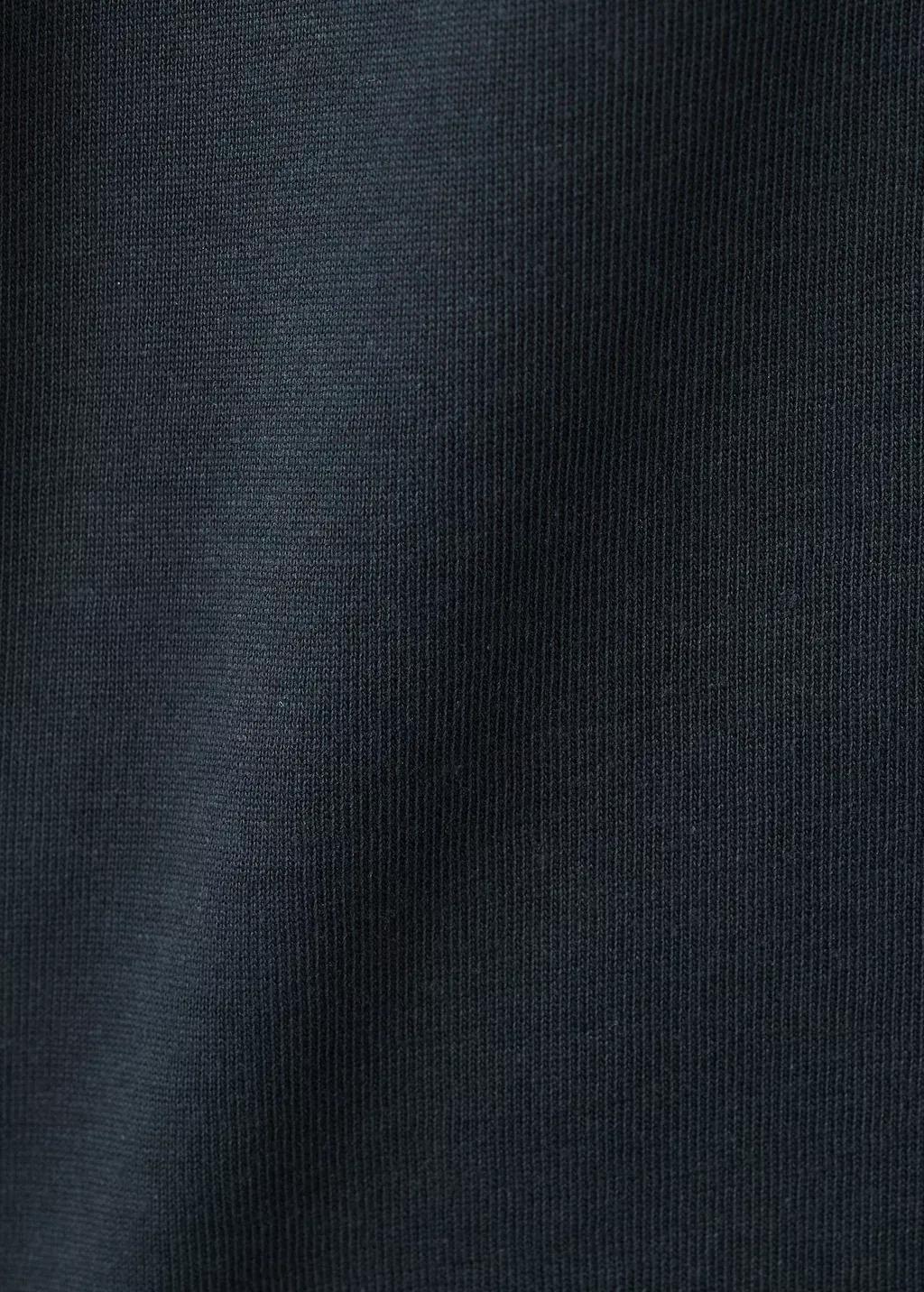 Navy Heavy Weight Relaxed Fit T-Shirt, Navy, large image number 5