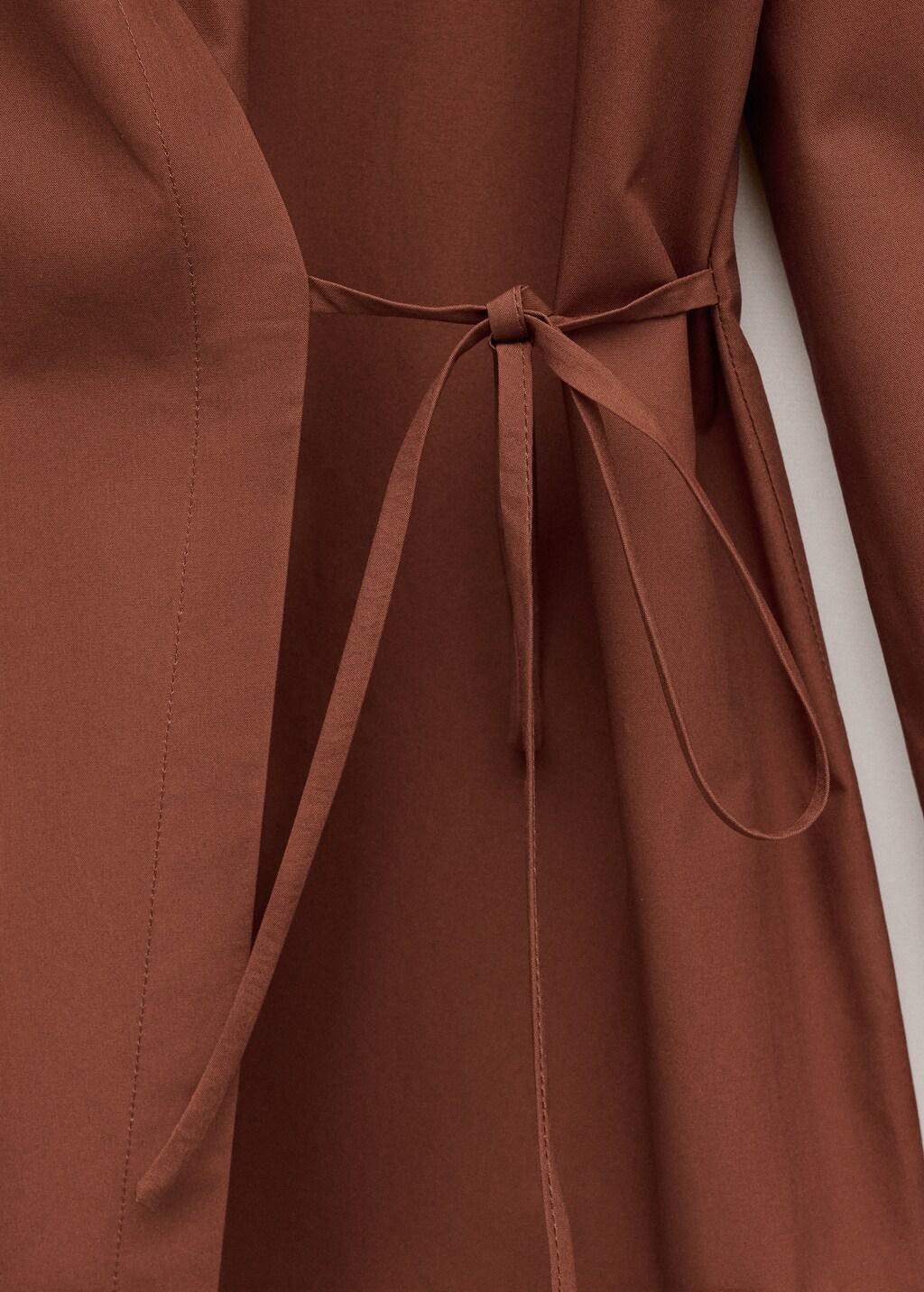 Orange Cotton Cross Shirt, Rust - Copper, large image number 5