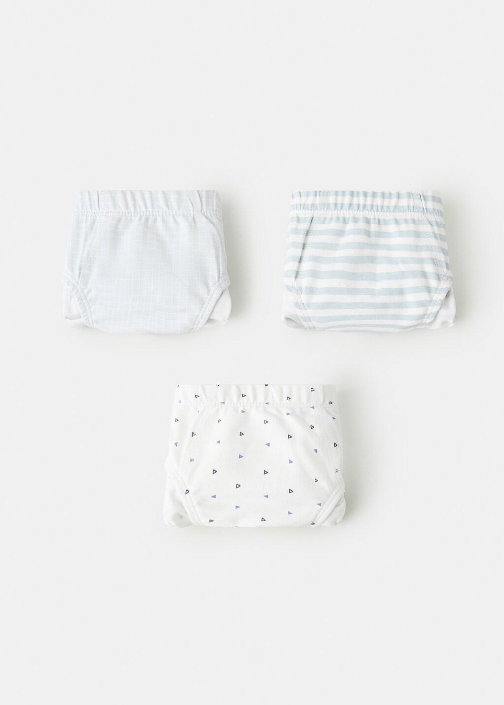 Blue Lt Pastel 3-Pack Combined Briefs, Baby Boy, Light-Pastel Blue, large image number 4