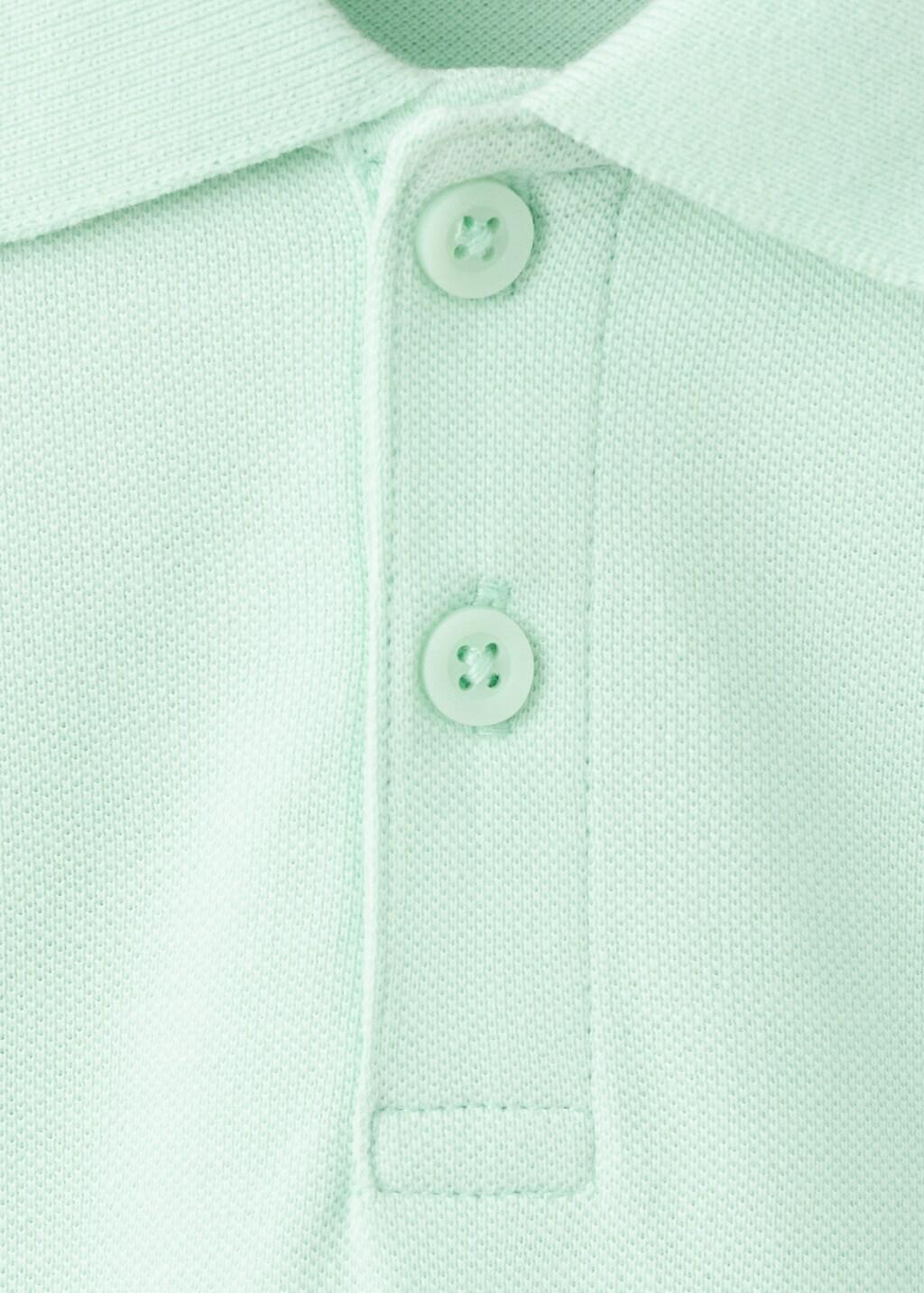 Green Cotton Polo Shirt, Kids Boy, 0201_41, large image number 0