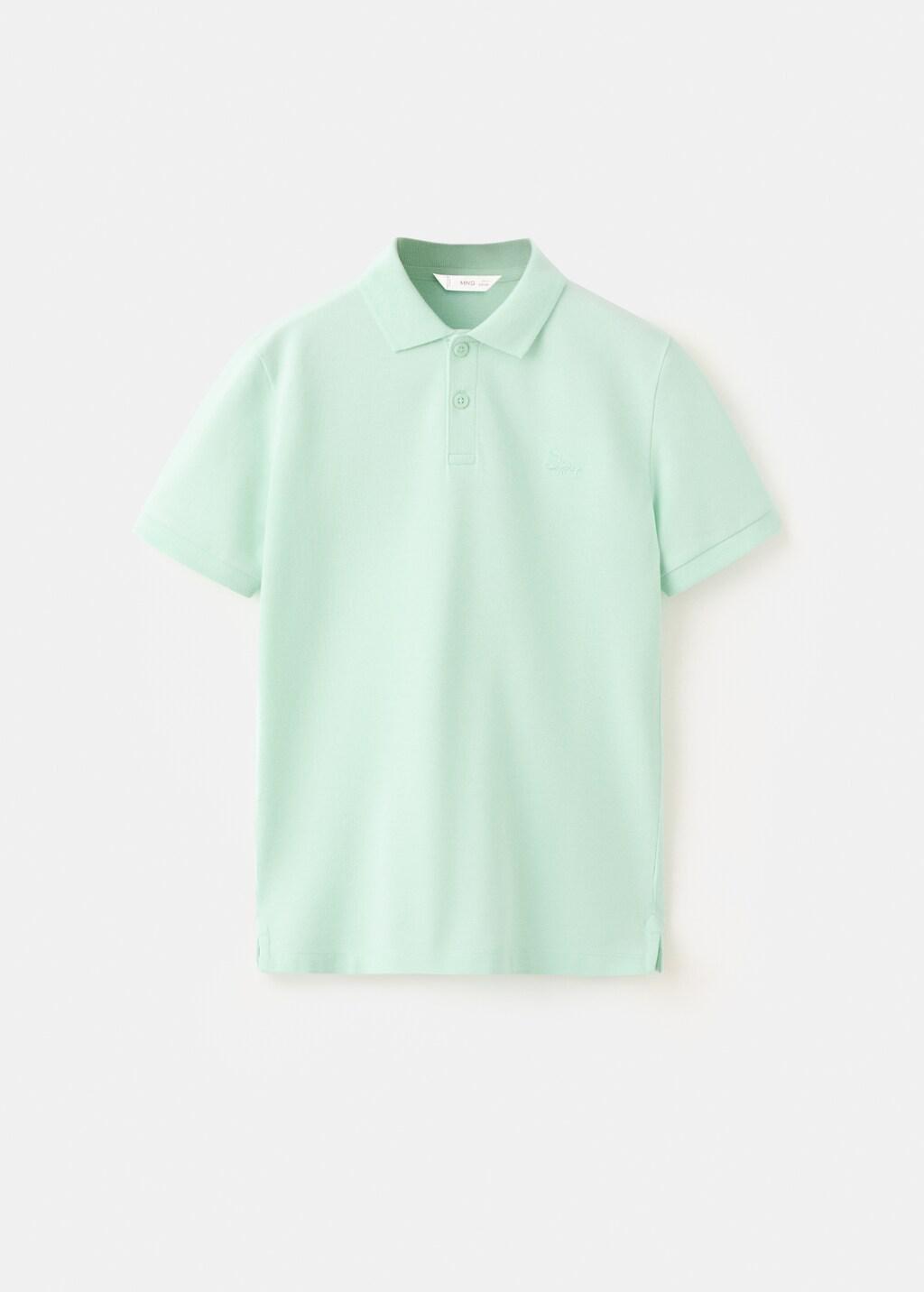 Green Cotton Polo Shirt, Kids Boy, 0201_41, large image number 4