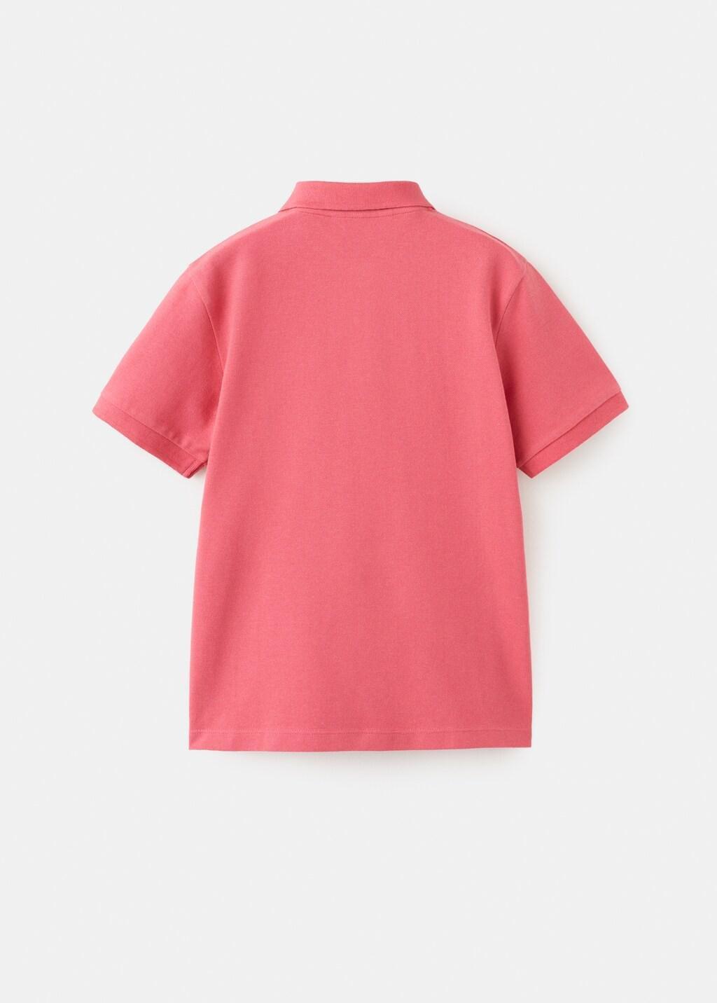 Red Cotton Polo Shirt, Kids Boys, Red, large image number 1