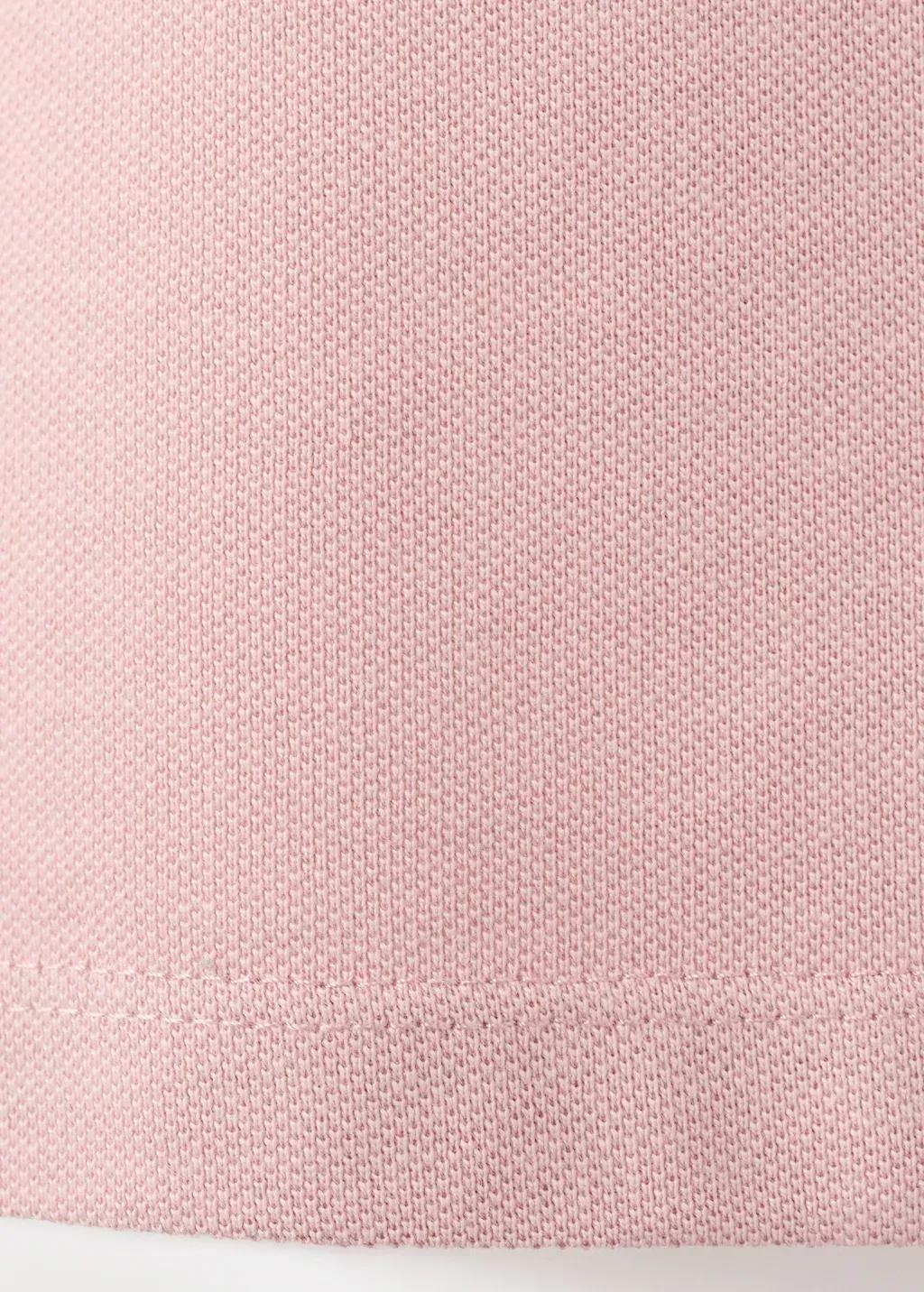 Pink Lt Pastel Cotton Polo Shirt, Kids Boy, Light-Pastel Pink, medium