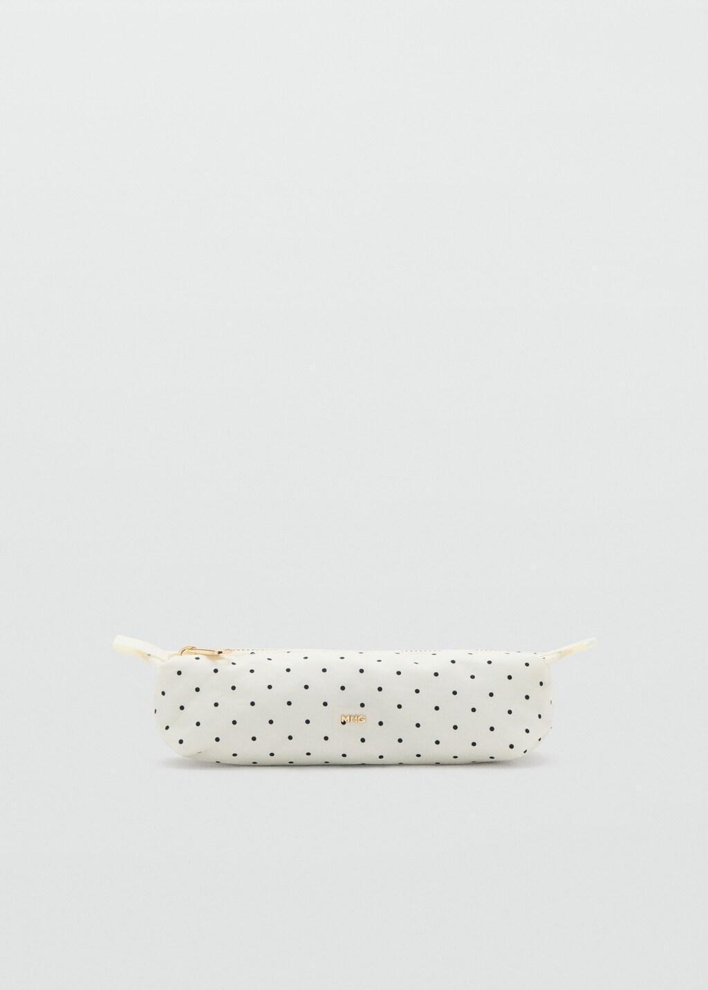 White Polka Dot Pouch, Natural White, large image number 3