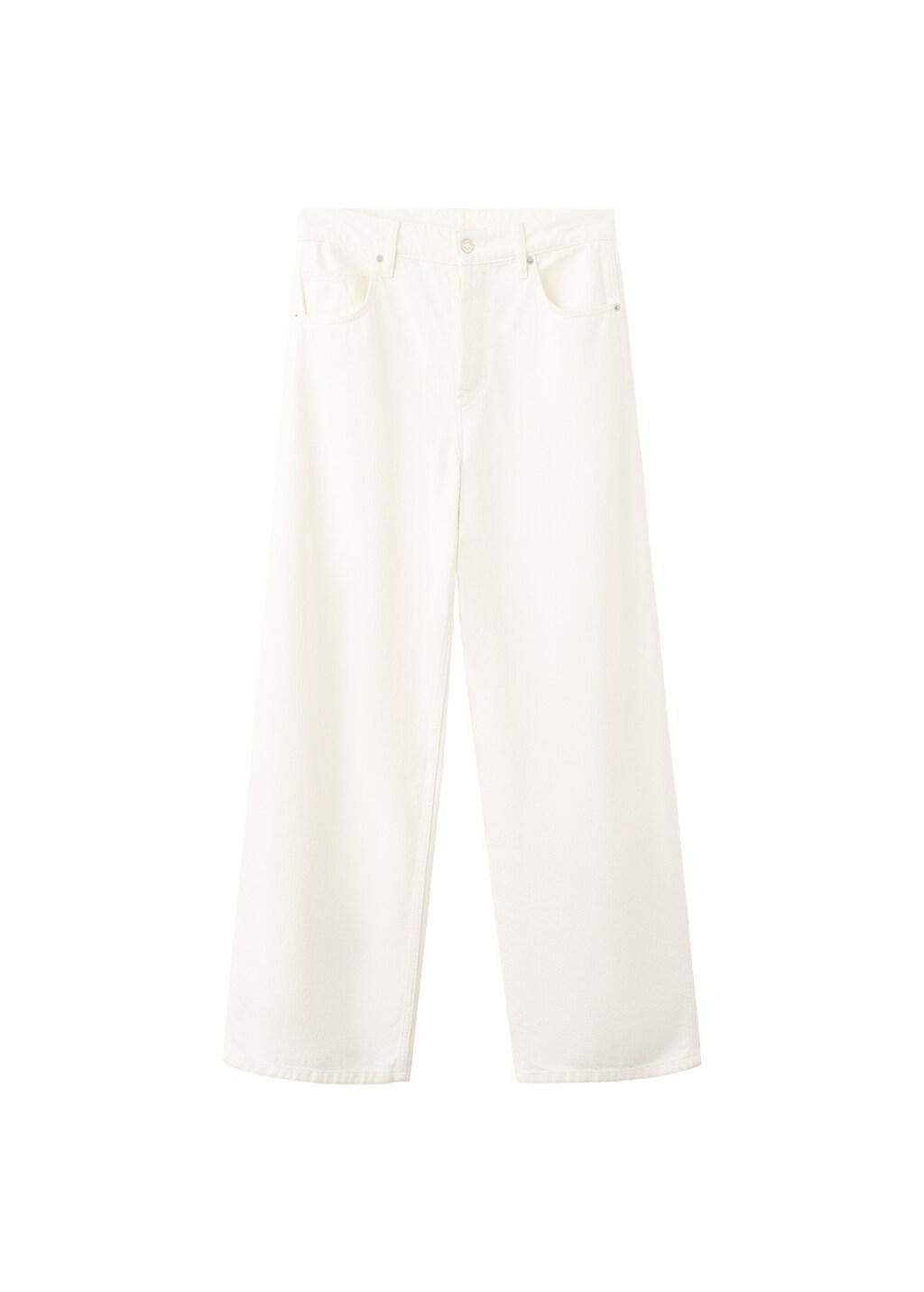 White Low-Rise Balloon Jeans, 0201_01, large image number 7
