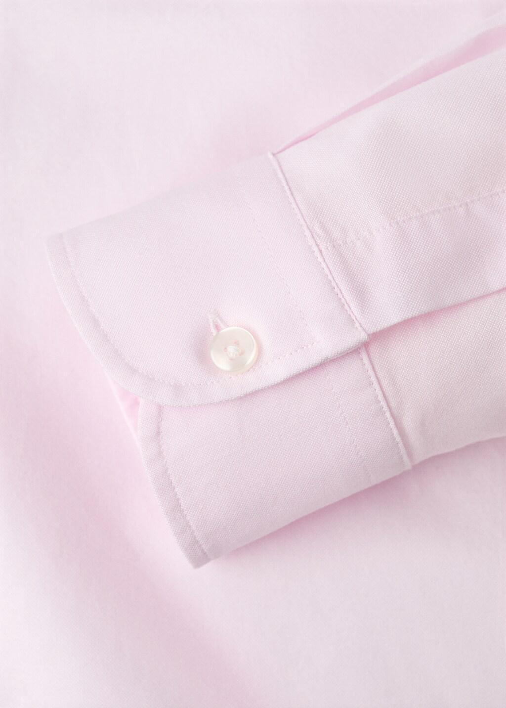 Pink Lt Pastel 100% Cotton Oxford Shirt, Regular Fit, Light-Pastel Pink, large image number 5