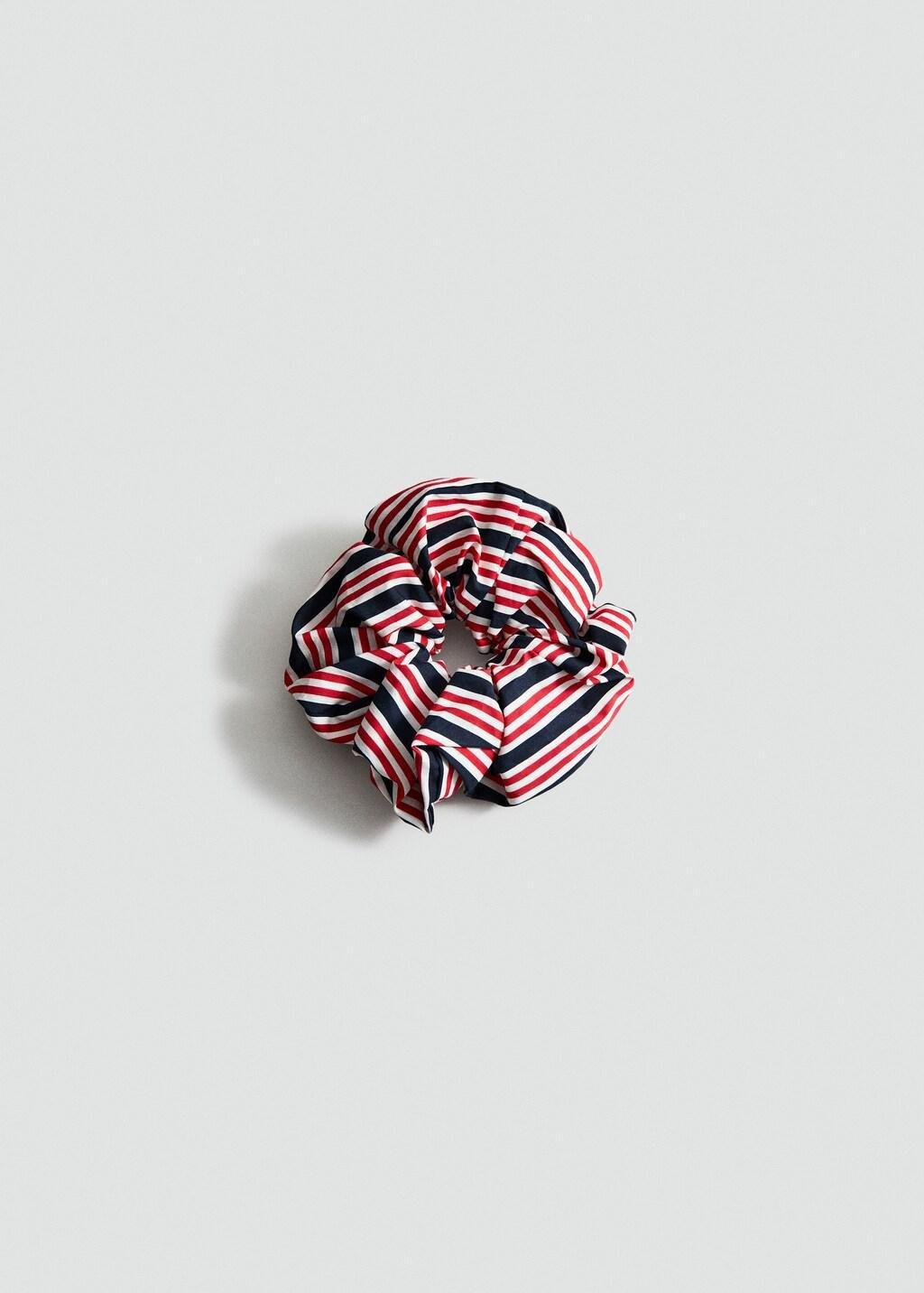 RED Printed scrunchie, Red, large image number 2
