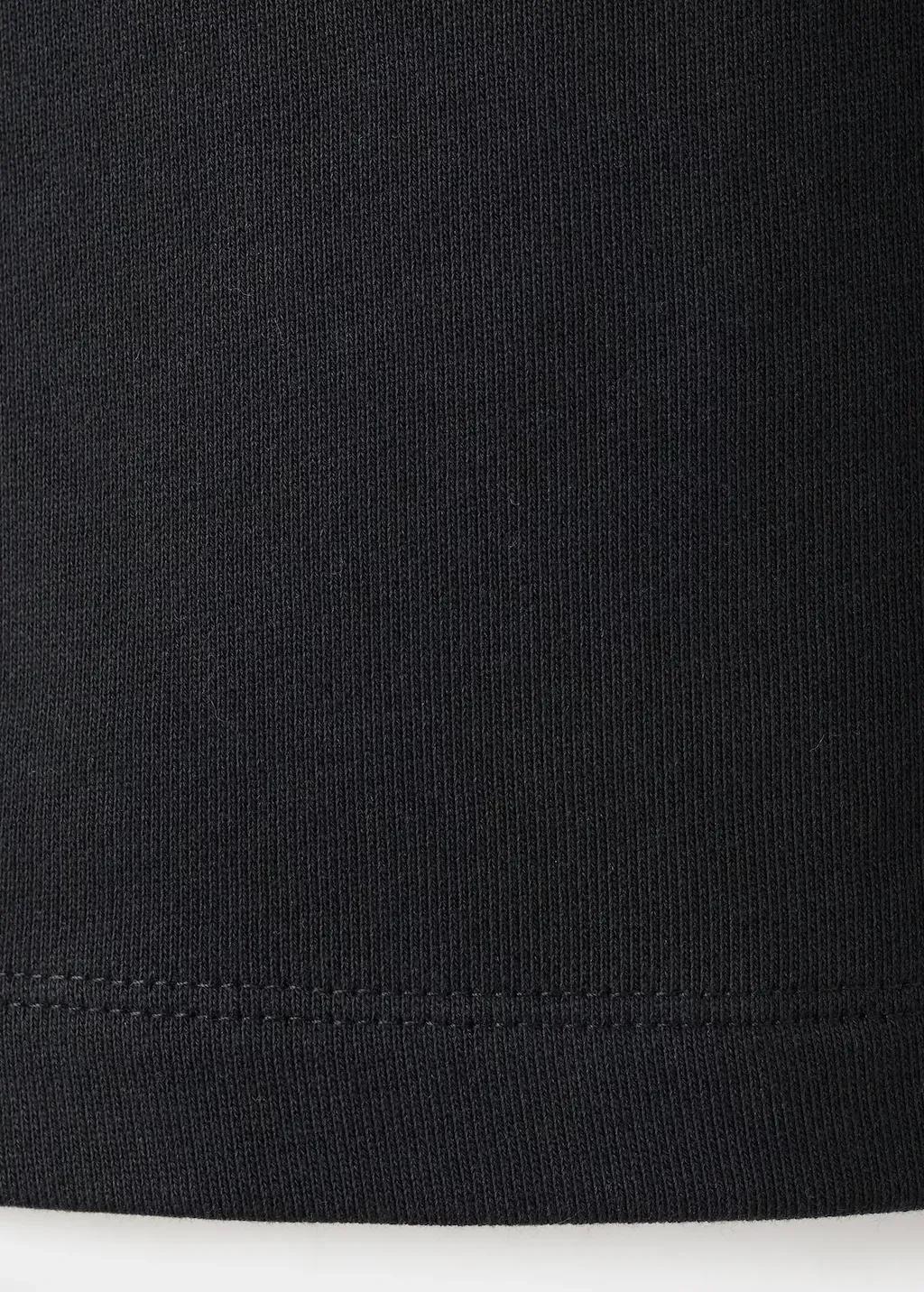 Navy - Cotton Jogger Bermuda Shorts, Navy, large image number 5