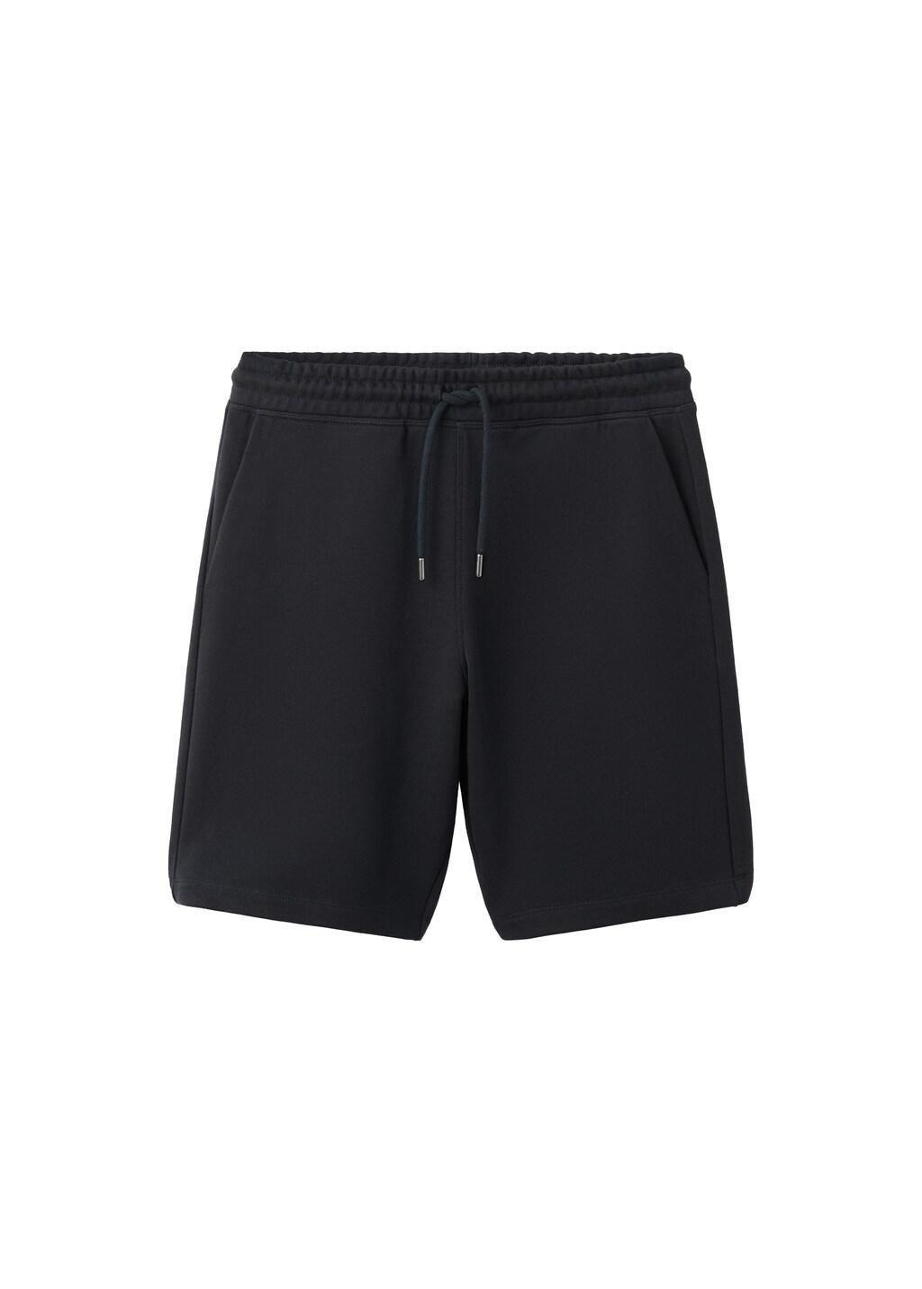 Navy - Cotton Jogger Bermuda Shorts, Navy, large image number 7