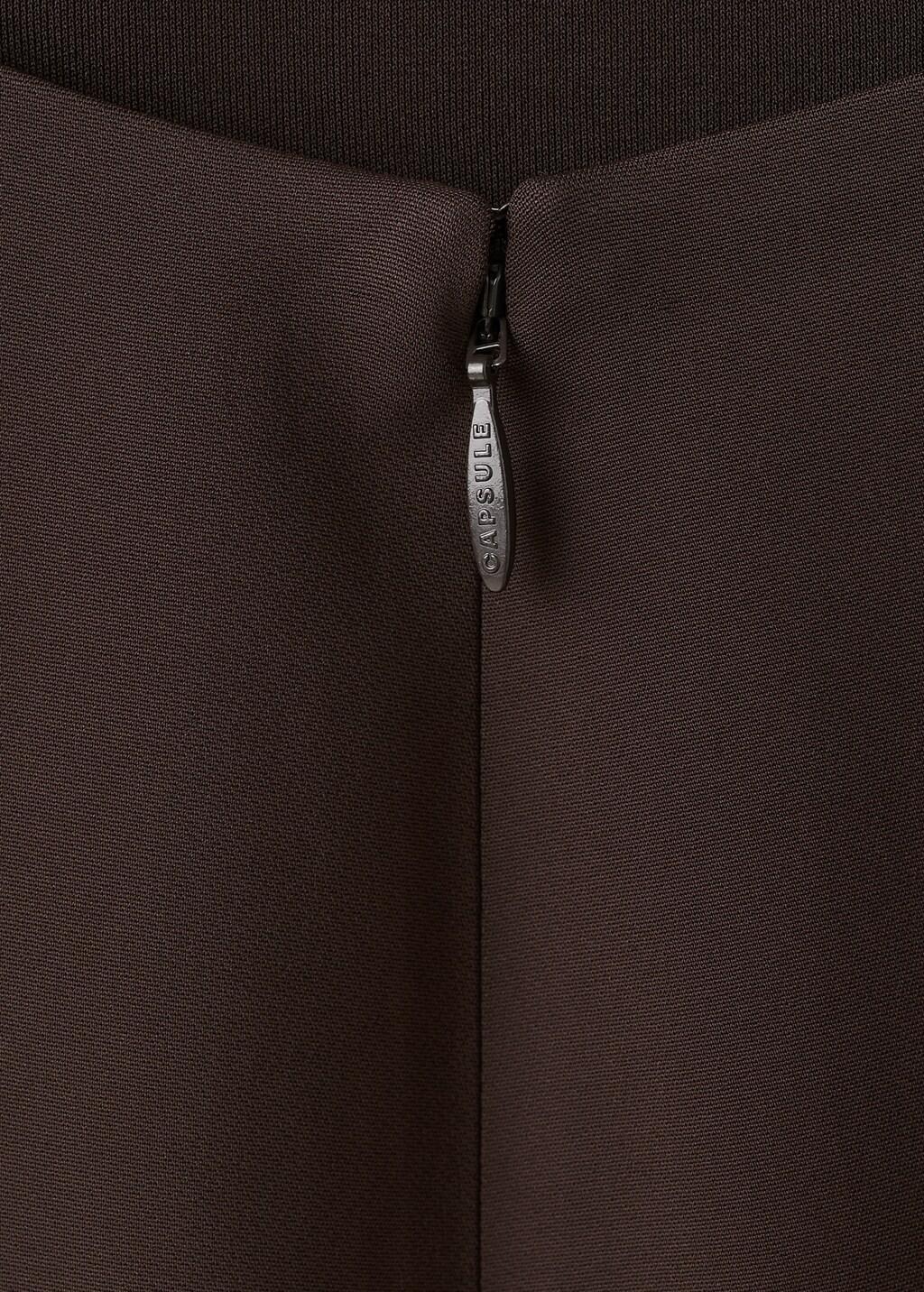 Brown Long Dress With Open Back, Dark Brown, medium