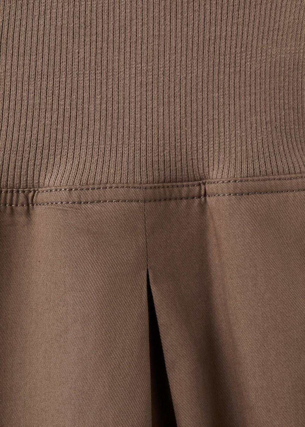 Brown High-Waisted Harem Pants, Medium Brown, large image number 1