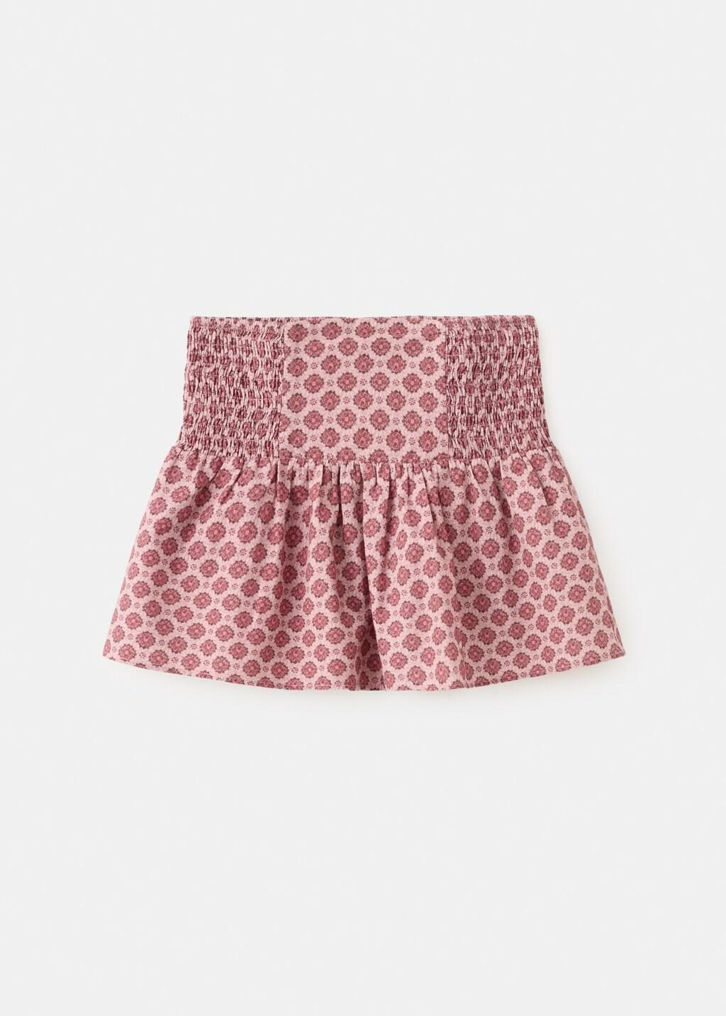 Red Ruched Floral Skirt, Kids Girl, 0201_76, large image number 5